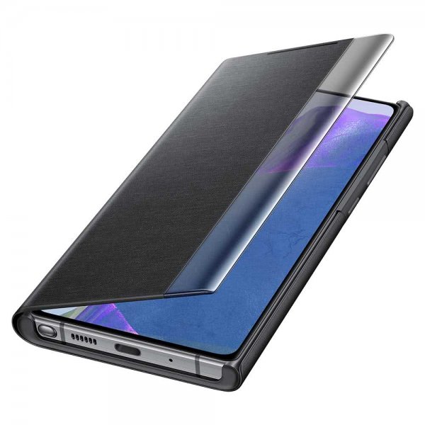 Samsung Original Galaxy Note 20 Etui Clear View Cover Svart