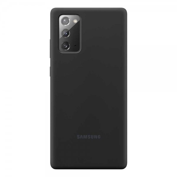 Samsung Original Galaxy Note 20 Deksel Silikoni Cover Svart