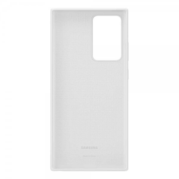 Samsung Original Galaxy Note 20 Ultra Deksel Silikoni Cover Hvit
