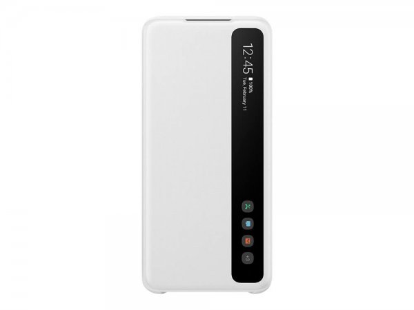 Samsung Original Galaxy S20 Etui Smart Clear View Cover Hvit