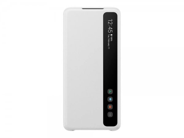 Samsung Original Galaxy S20 Plus Etui Smart Clear View Cover Hvit