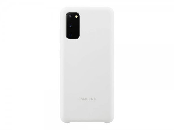 Samsung Original Galaxy S20 Plus Deksel Silikoni Cover Hvit