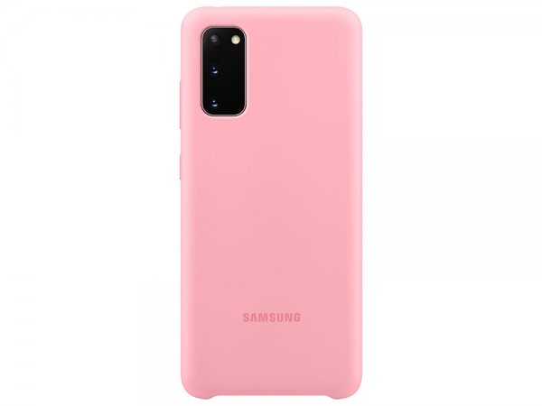Samsung Original Galaxy S20 Deksel Silikoni Cover Rosa