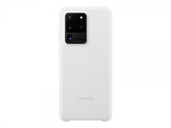 Samsung Original Galaxy S20 Ultra Deksel Silikoni Cover Hvit