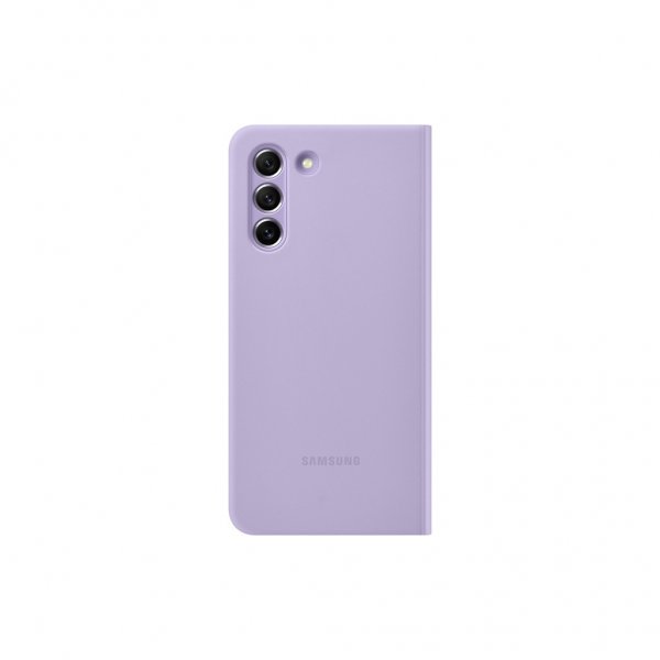 Samsung Original Galaxy S21 FE Etui Smart Clear View Cover Lavender