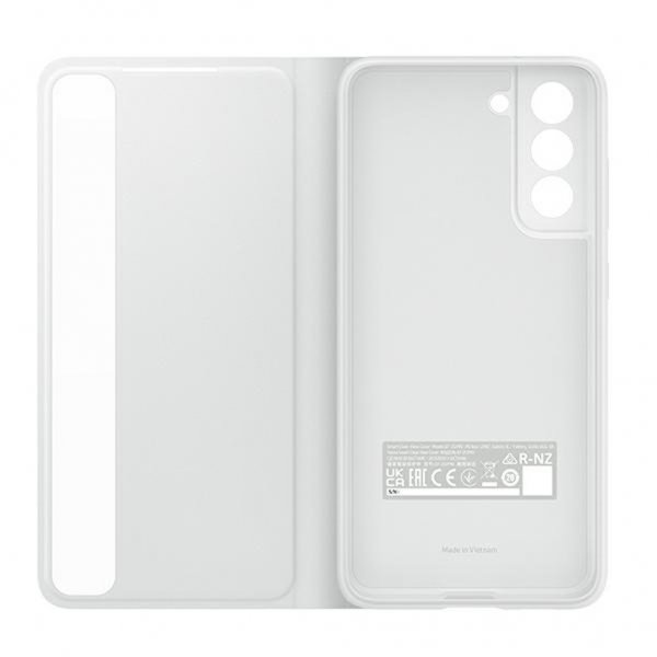 Samsung Original Galaxy S21 FE Etui Smart Clear View Cover Hvit