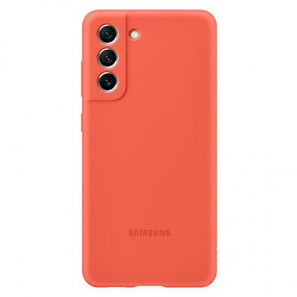 Samsung Original Galaxy S21 FE Deksel Silicone Cover Coral