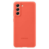 Samsung Original Galaxy S21 FE Deksel Silicone Cover Coral