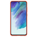 Samsung Original Galaxy S21 FE Deksel Silicone Cover Coral