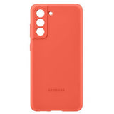Samsung Original Galaxy S21 FE Deksel Silicone Cover Coral
