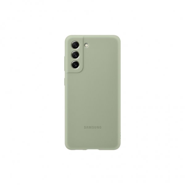 Samsung Original Galaxy S21 FE Deksel Silicone Cover Olive Green