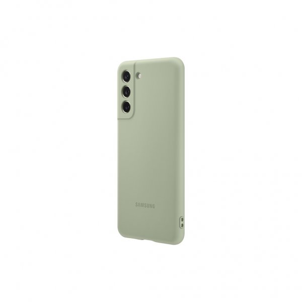 Samsung Original Galaxy S21 FE Deksel Silicone Cover Olive Green
