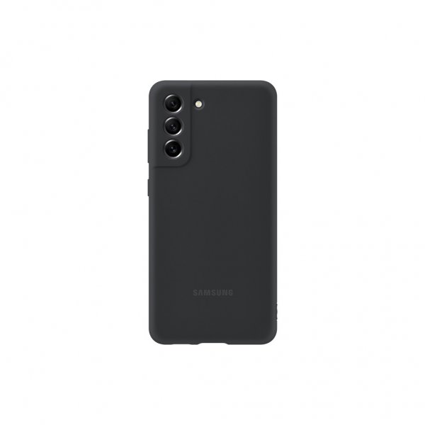 Samsung Original Galaxy S21 FE Deksel Silicone Cover Svart