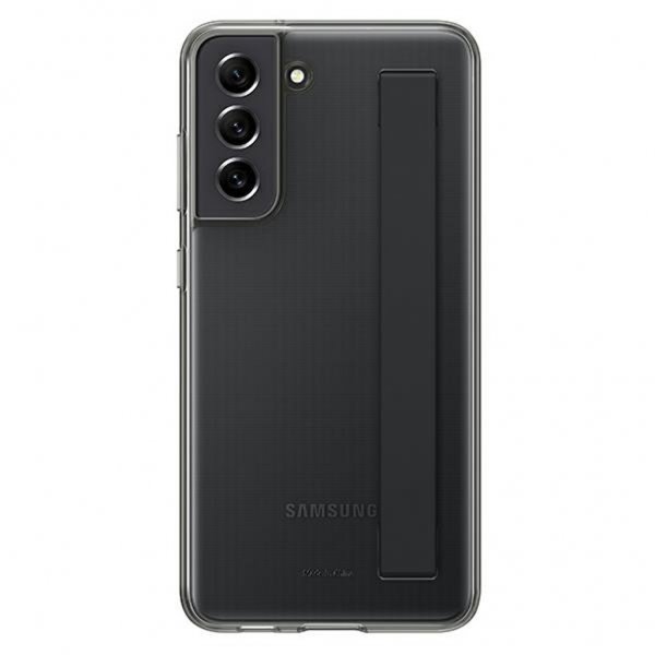 Samsung Original Galaxy S21 FE Deksel Slim Strap Cover Svart