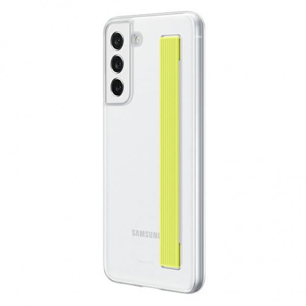 Samsung Original Galaxy S21 FE Deksel Slim Strap Cover Hvit