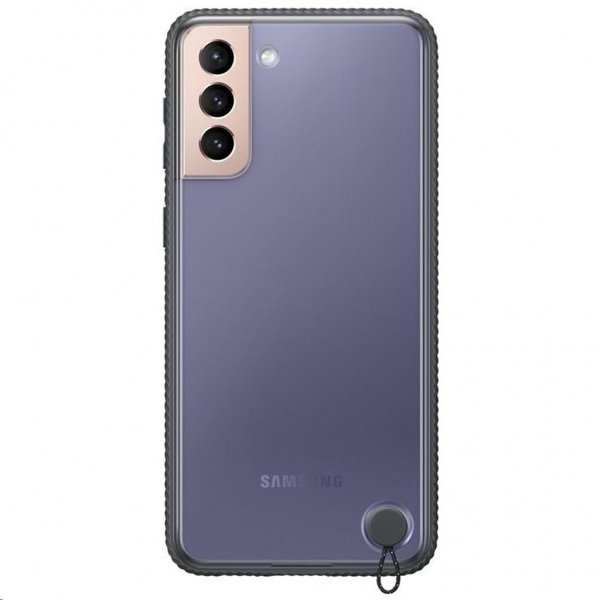 Samsung Original Galaxy S21 Plus Deksel Clear Protective Cover Svart