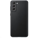 Samsung Original Galaxy S21 Plus Deksel Leather Cover Svart