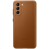 Samsung Original Galaxy S21 Deksel Leather Cover Brun