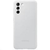 Samsung Original Galaxy S21 Deksel Silicone Cover Lysegrå