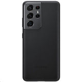 Samsung Original Galaxy S21 Ultra Deksel Leather Cover Svart