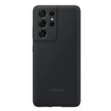 Samsung Original Galaxy S21 Ultra Deksel Silicone Cover Svart