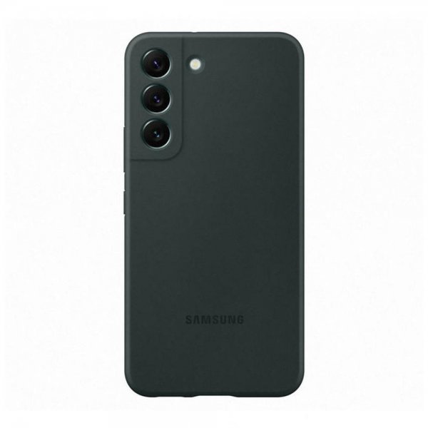Samsung Original Galaxy S22 Plus Deksel Silicone Cover Dark Green