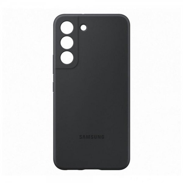 Samsung Original Galaxy S22 Plus Deksel Silicone Cover Svart