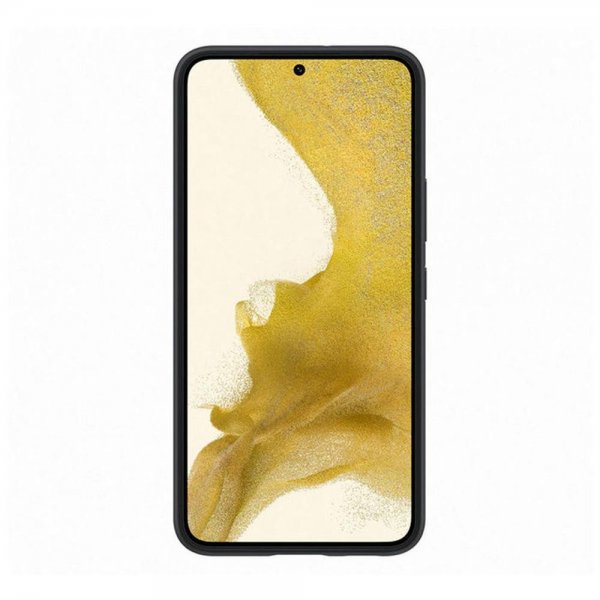 Samsung Original Galaxy S22 Plus Deksel Silicone Cover Svart