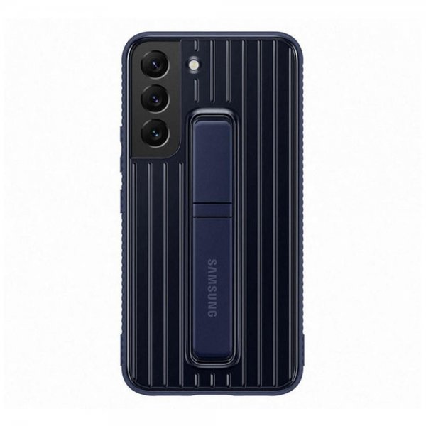 Samsung Original Galaxy S22 Deksel Protective Standing Cover Navy