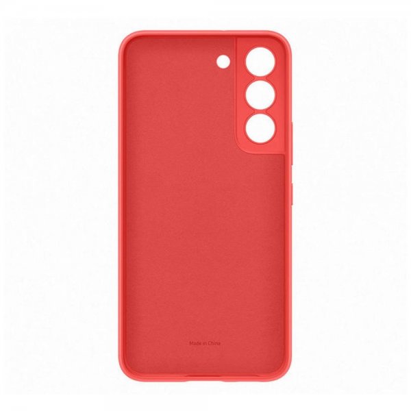 Samsung Original Galaxy S22 Deksel Silicone Cover Coral