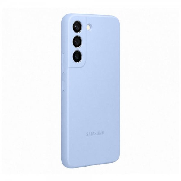 Samsung Original Galaxy S22 Deksel Silicone Cover Sky Blue