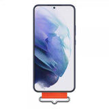 Samsung Original Galaxy S22 Deksel Silicone Cover with Strap Navy
