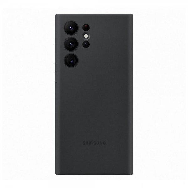 Samsung Original Galaxy S22 Ultra Deksel Silicone Cover Svart