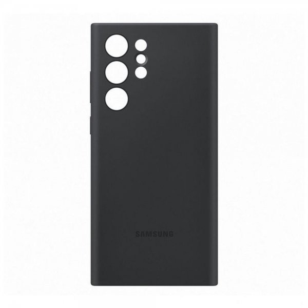 Samsung Original Galaxy S22 Ultra Deksel Silicone Cover Svart