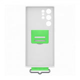 Samsung Original Galaxy S22 Ultra Deksel Silicone Cover with Strap Hvit