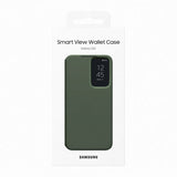 Samsung Original Galaxy S23 Etui Smart View Wallet Case Khaki