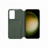 Samsung Original Galaxy S23 Etui Smart View Wallet Case Khaki