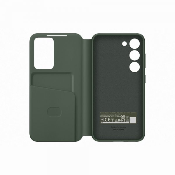 Samsung Original Galaxy S23 Etui Smart View Wallet Case Khaki