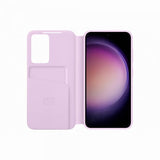 Samsung Original Galaxy S23 Etui Smart View Wallet Case Lavender