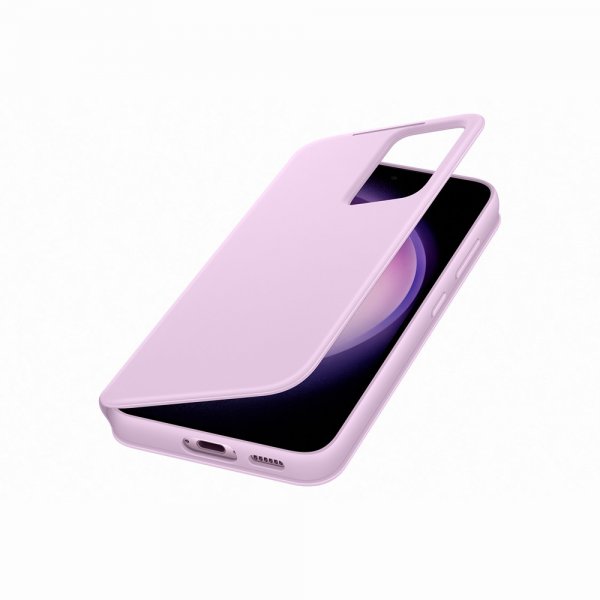 Samsung Original Galaxy S23 Plus Etui Smart View Wallet Case Lavender