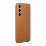 Samsung Original Galaxy S23 Plus Deksel Leather Cover Camel