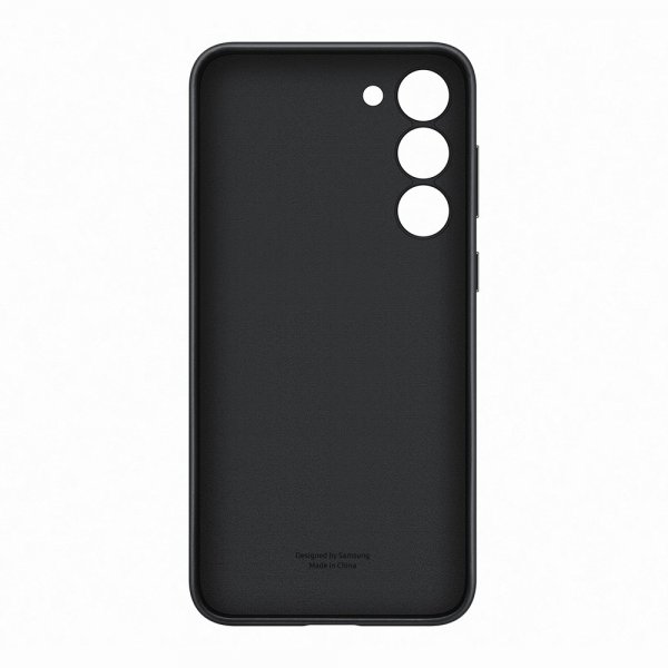 Samsung Original Galaxy S23 Plus Deksel Leather Cover Svart