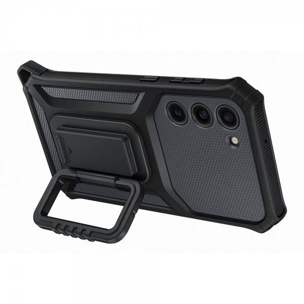 Samsung Original Galaxy S23 Plus Deksel Rugged Gadget Case Svart