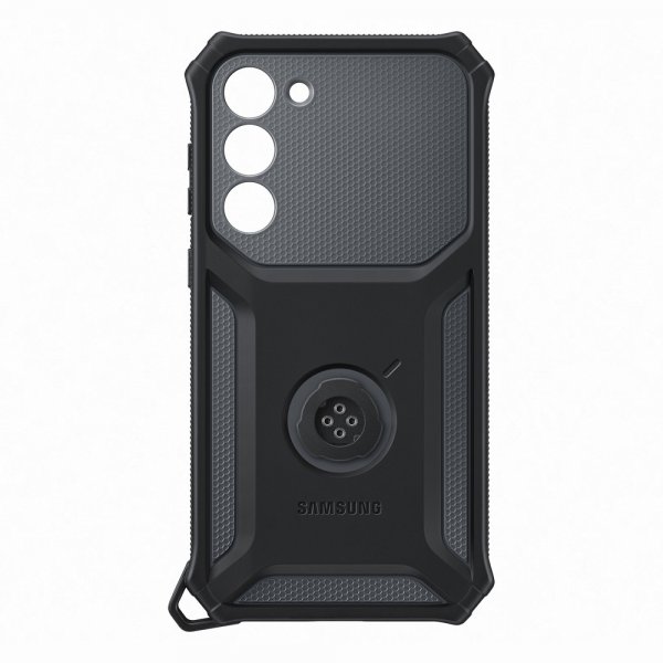 Samsung Original Galaxy S23 Plus Deksel Rugged Gadget Case Svart