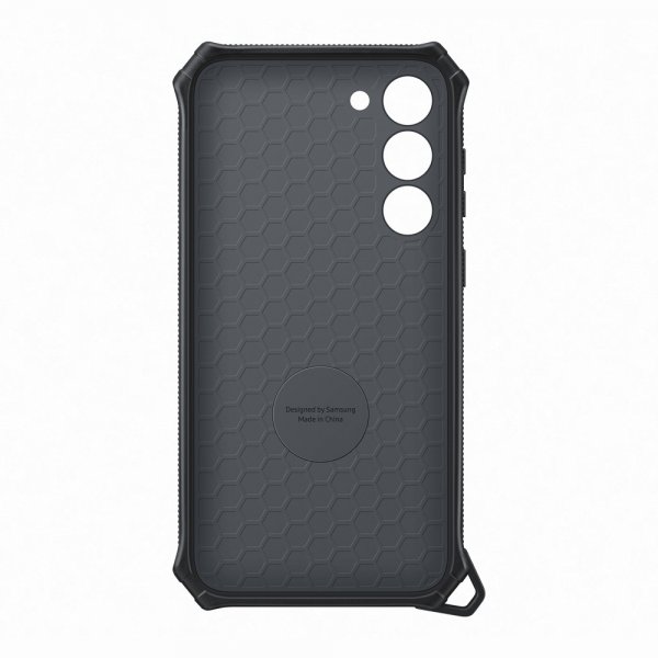 Samsung Original Galaxy S23 Plus Deksel Rugged Gadget Case Svart
