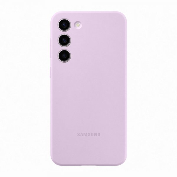 Samsung Original Galaxy S23 Plus Deksel Silicone Cover Lavender