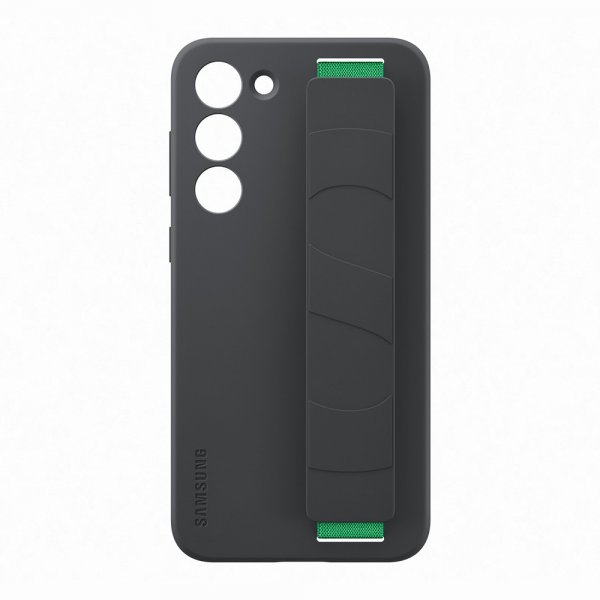 Samsung Original Galaxy S23 Plus Deksel Silicone Grip Case Svart
