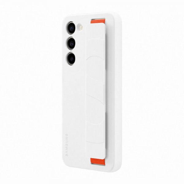Samsung Original Galaxy S23 Plus Deksel Silicone Grip Case Hvit