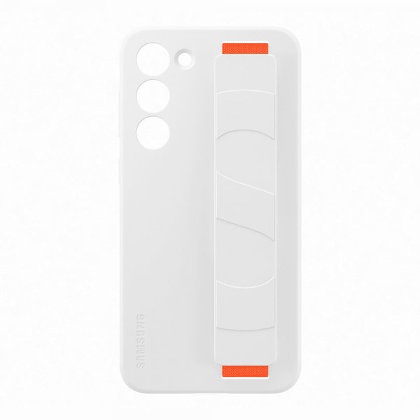 Samsung Original Galaxy S23 Plus Deksel Silicone Grip Case Hvit