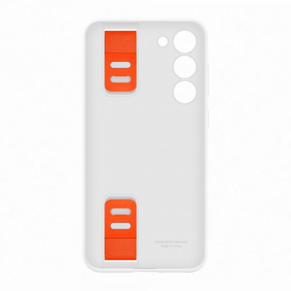Samsung Original Galaxy S23 Plus Deksel Silicone Grip Case Hvit